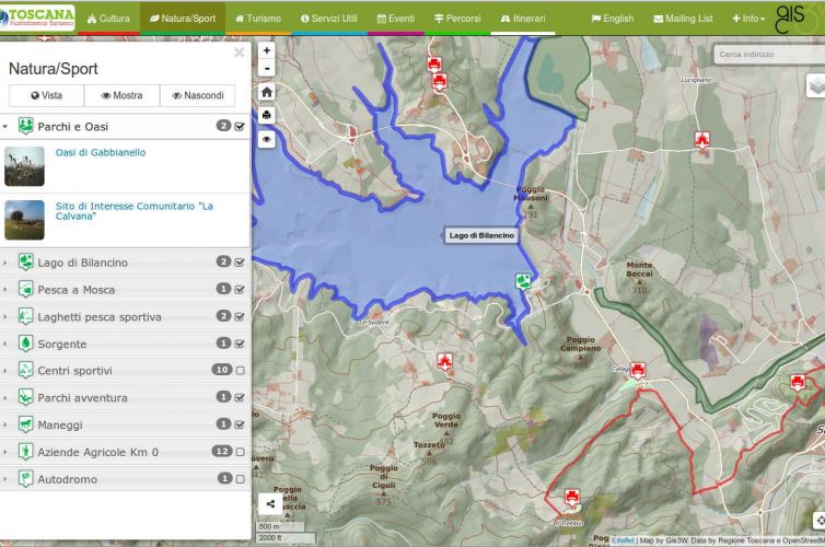 Applicativo cartografico dedicato alla promozione turistica – Proteus