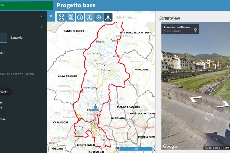 SIT WebGis Open Source – Pescia