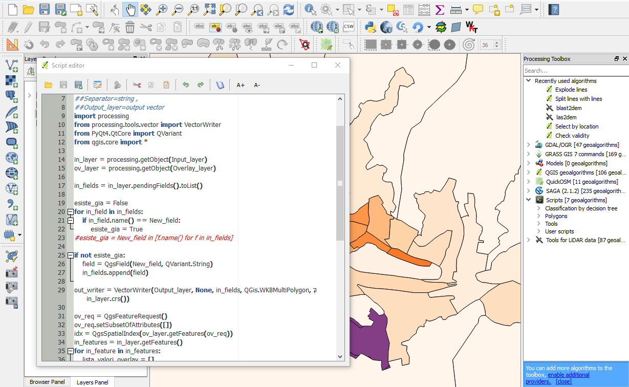 Corso Geprocessing QGIS con Python